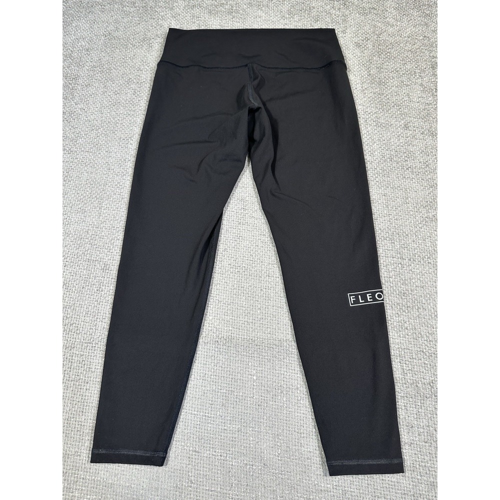 Fleo El Toro Leggings 25" Womens Extra Large Black Athleisure Yoga - Picture 2 of 8